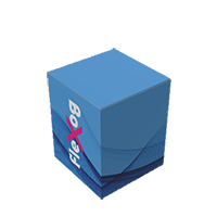 Box top 1 flap, bottom with lock